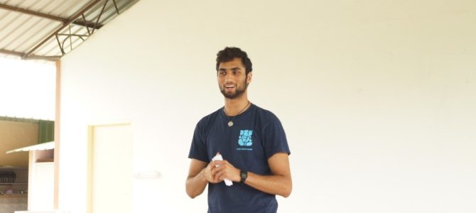 Volunteer from America (Nikhil)