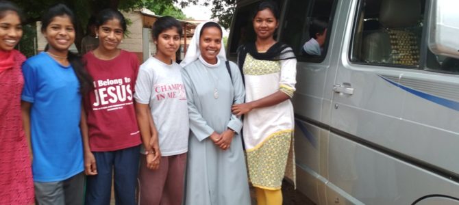 Send off,  Sr. Saritha